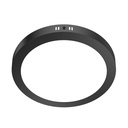 Panel plafon circular negro 24W Macroled frio