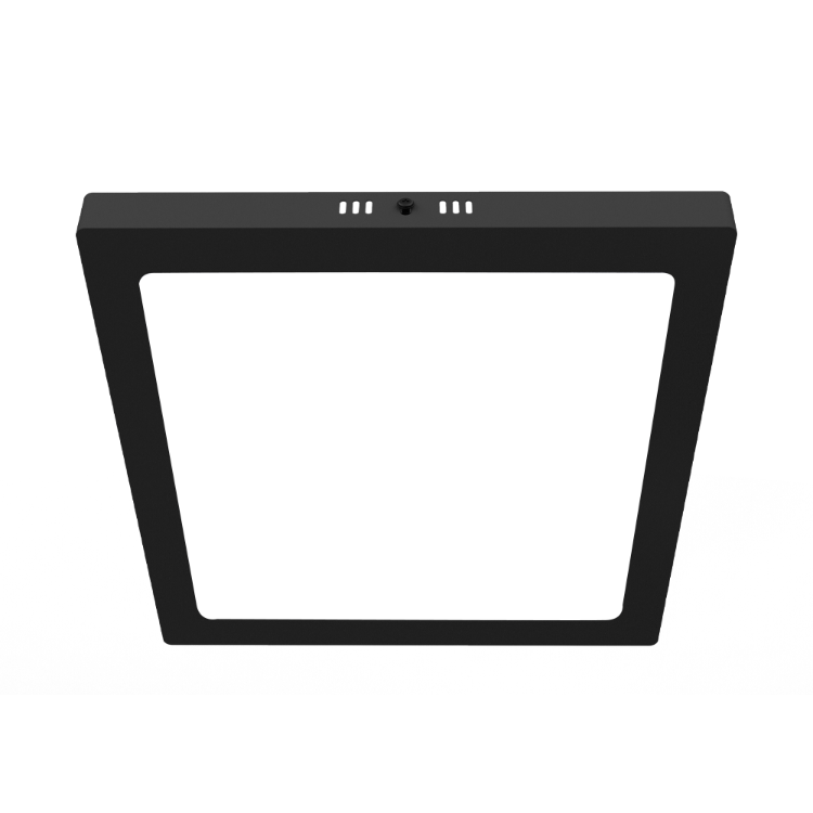 Panel plafon cuadrado negro 24W Macroled frio