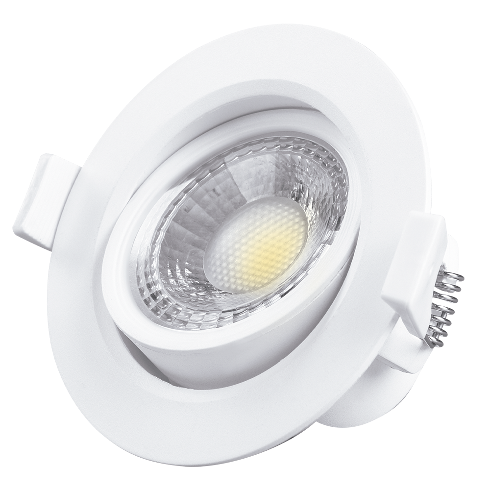 DICROSPOT CIRCULAR 3W LED FCOB AC100-240V 3000K CALIDO 38º