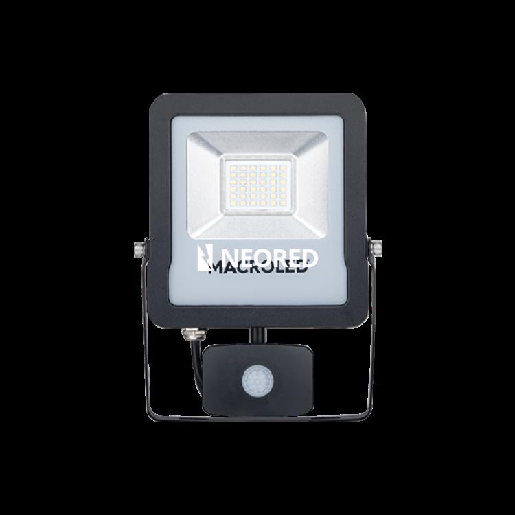 Reflector con sensor de movimiento 30w Macroled frio - SFLSV2-30CW