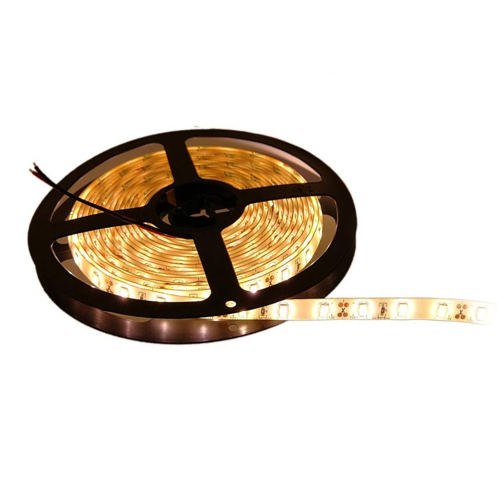 TIRA 2835 MACROLED BCO CALIDO IP66 - DC12V - 12W - 60 LED X 5MTS