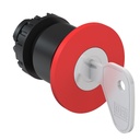 Pulsador Parada de Emergencia Rojo - IP66 - Con llave para soltar - Hongo 40mm - CSW-BEY-WH