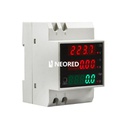 VOLTIMETRO AMPERIMETRO WATT COF DIN RESETEABLE