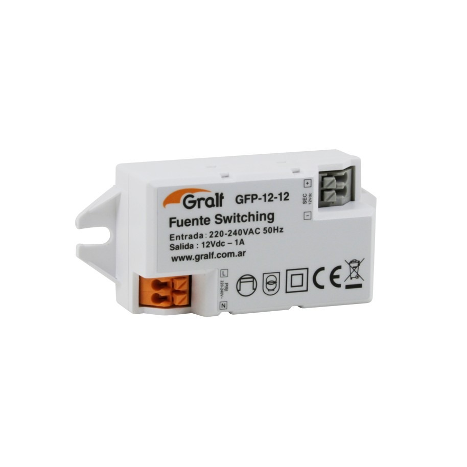 FUENTE SWITCHING INTERNA 12V 1A