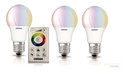 Dis-LED COLORS A60 40W RGBW CONTROL REMOTO 3PACK