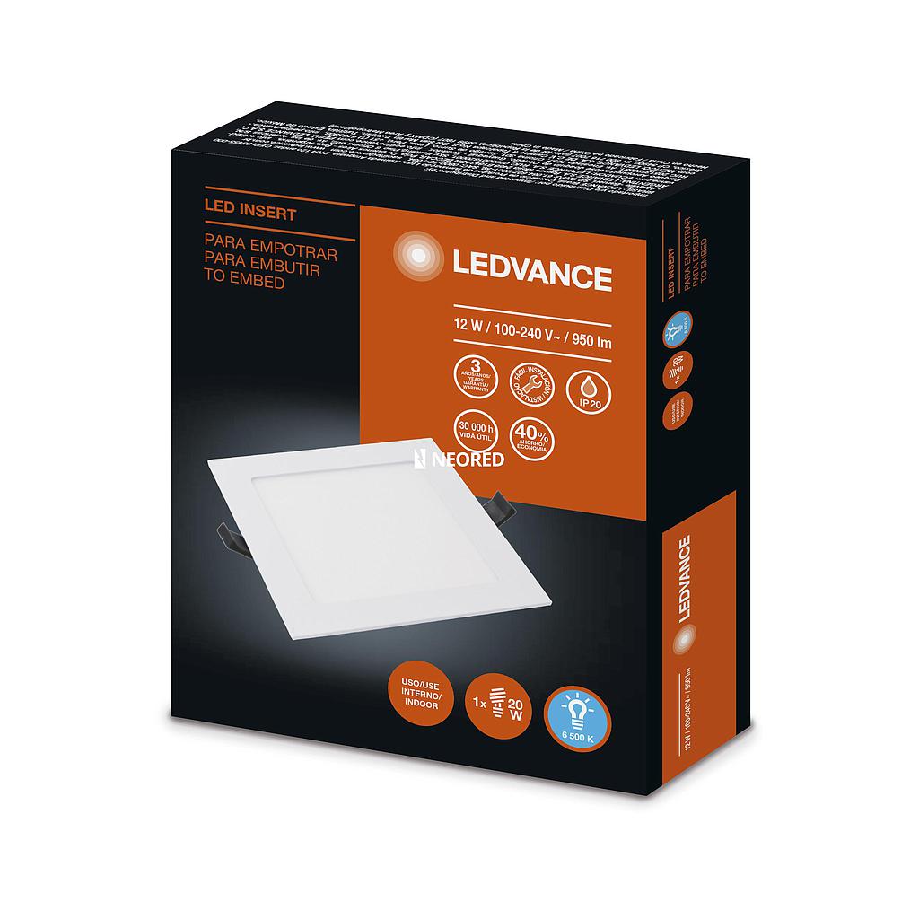 LEDVANCE INSERT 12W/865 CUADRADO G2
