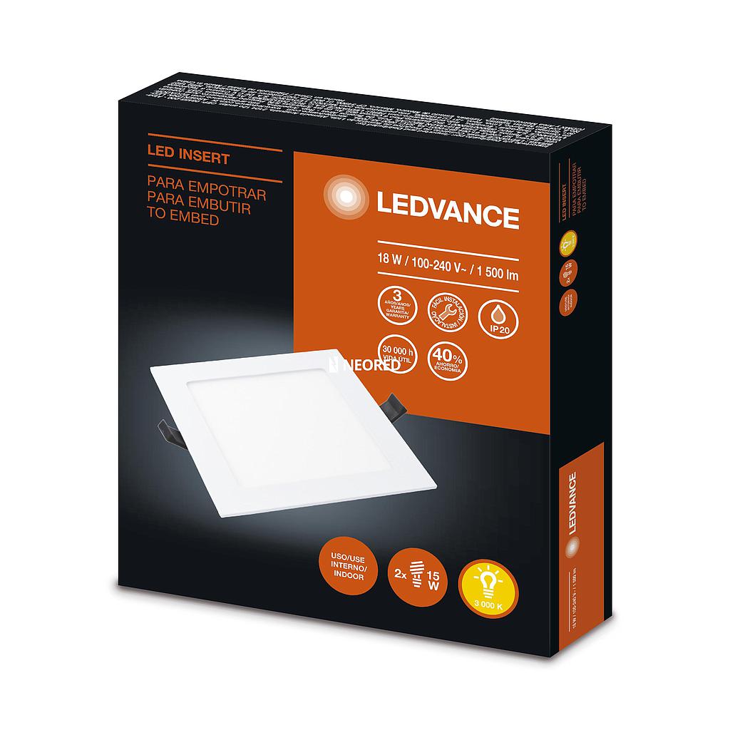 LEDVANCE INSERT 18W/830 CUADRADO G2