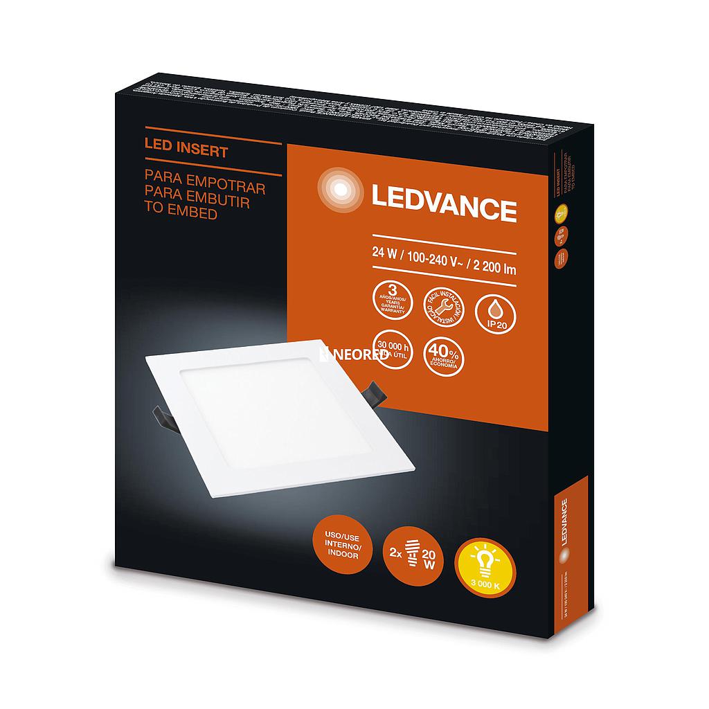 LEDVANCE INSERT 24W/830 CUADRADO G2