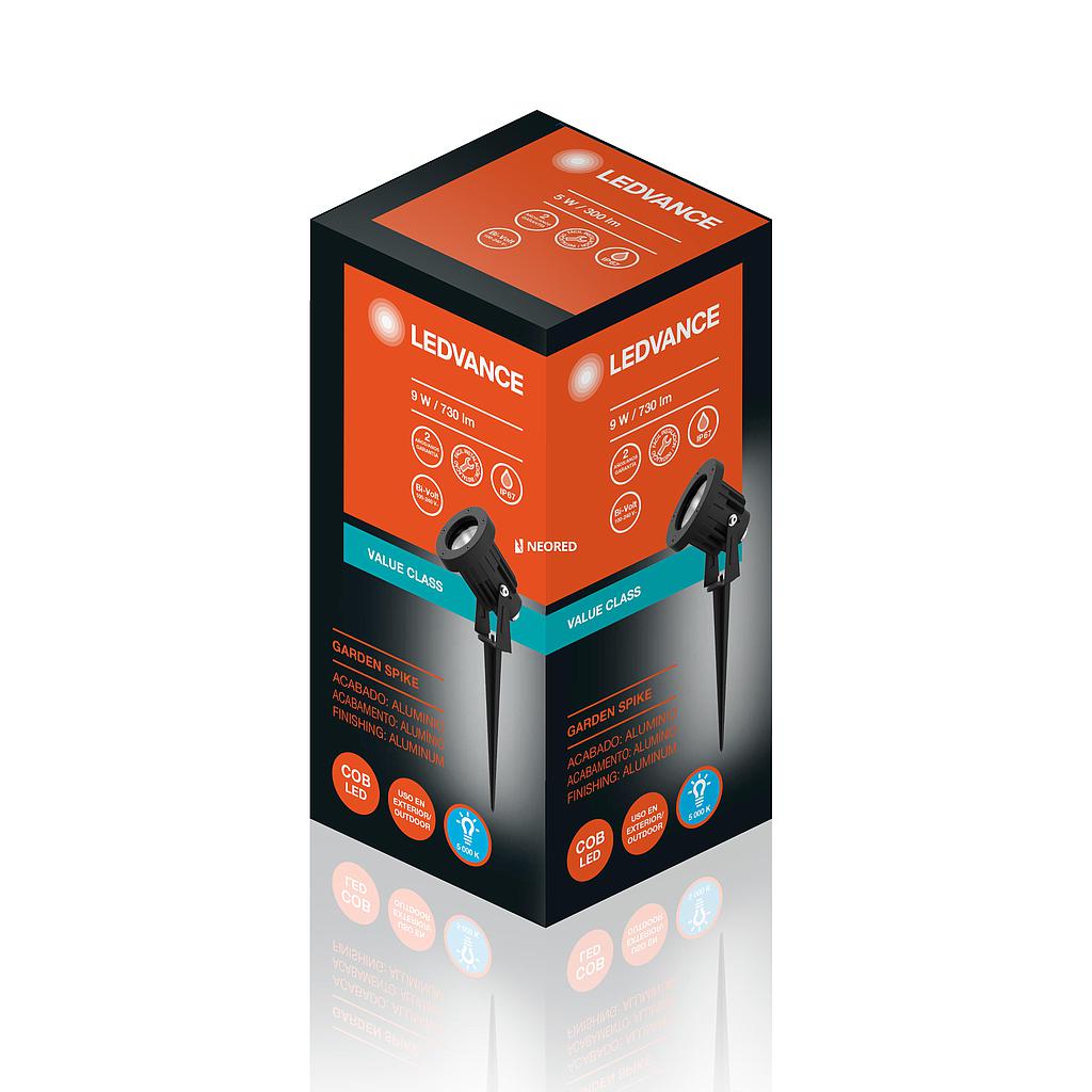 Dis-LEDVANCE GARDEN SPIKE 9W 5000K IP67 