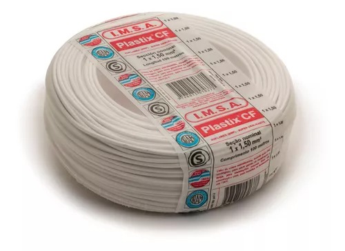 Cable unipolar 1 mm Blanco Imsa