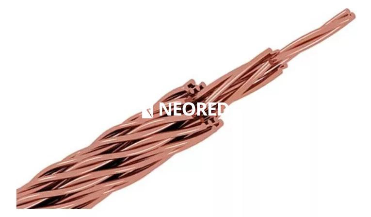 Cable Cu duro desnudo "CCDD" 25 mm² (7 hilos)