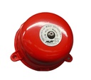 CAMPANILLA DE ALARMA o 10 Cm 220/12 volts CA C/TRF incluido (PINTURA EPOXI ROJA Y ALUMINIO)