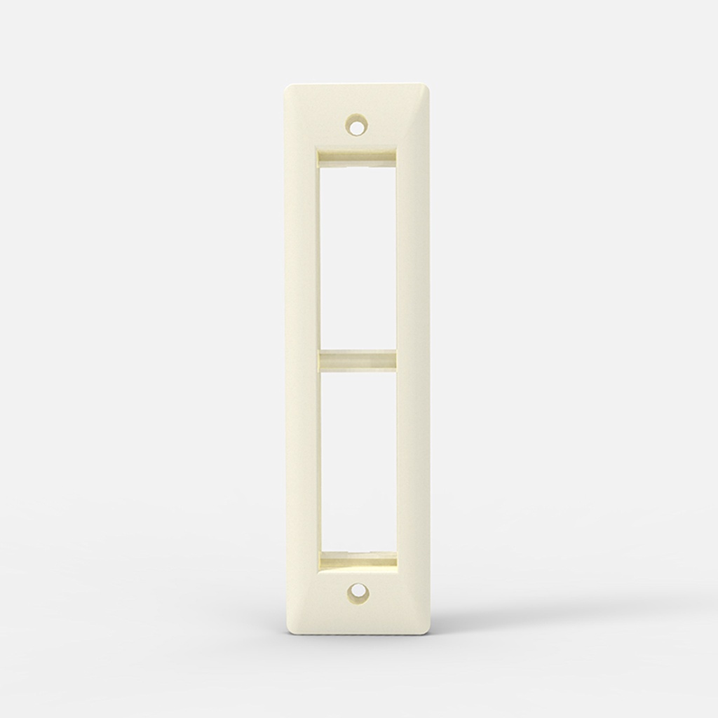 TAPA PERFILERIA 2 BOCAS BLANCA