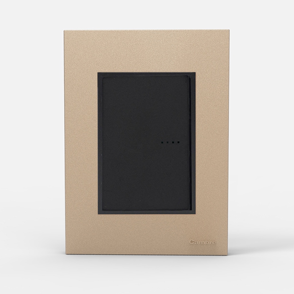 TAPA Y DISTANCIADOR BAUHAUS CHAMPAGNE