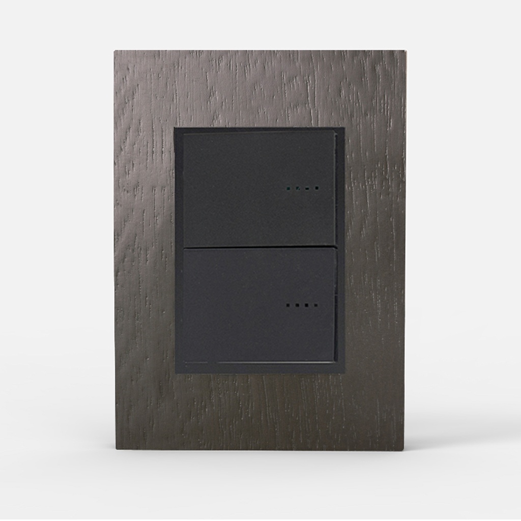 TAPA Y DISTANCIADOR BAUHAUS MADERA WENGE