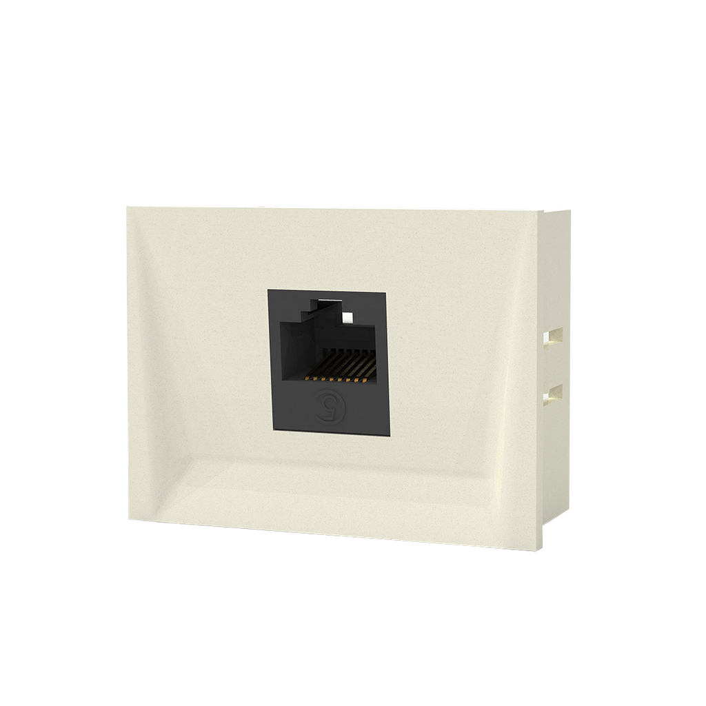 MOD.1 TOMA P/INTERCONEXION REDES - RJ45 CAT.5 - BLANCA
