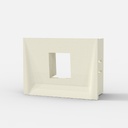 CAJA DE ALOJE PARA MOD.RJ45 Y RJ11 - BLANCA