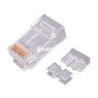 conector RJ45  cat 6  3 piezas