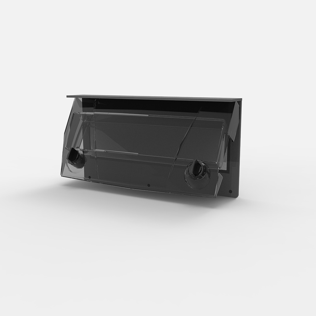 TAPA P/VISOR D/TERMICAS Y DISYUNTORES GRIS