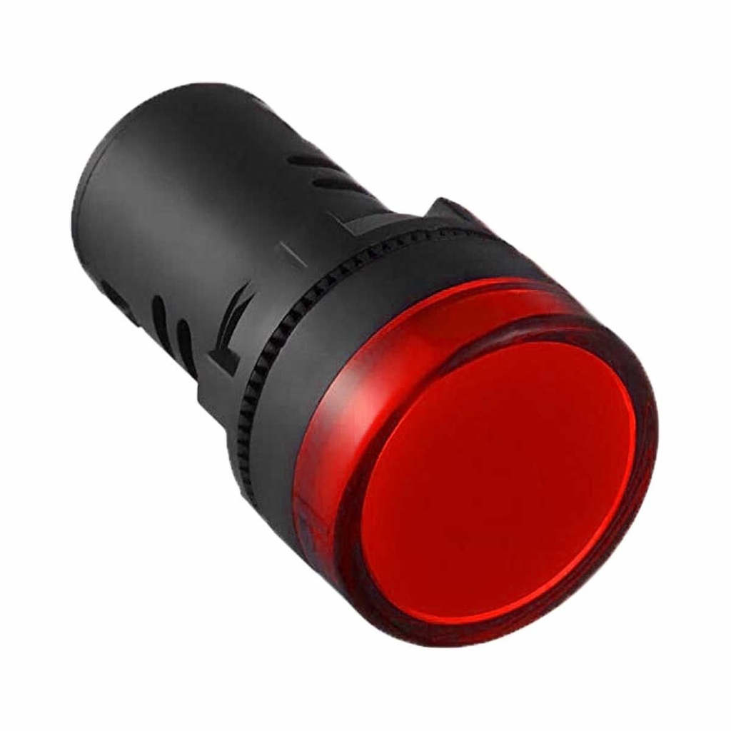 AD22-LR 24 LED ROJO 24 AC/DC