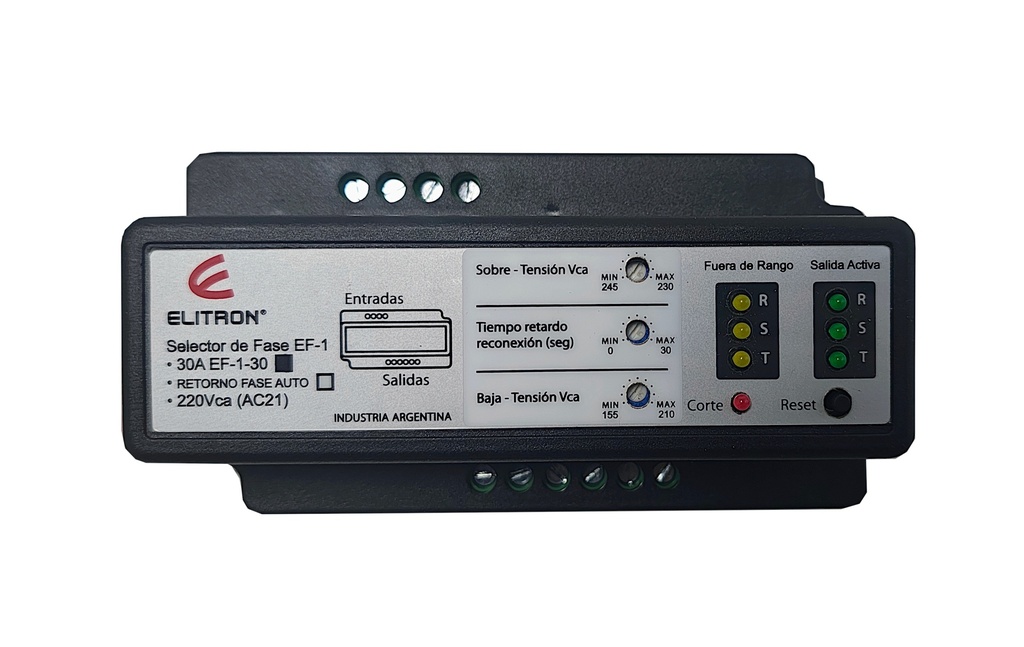 EF-1-30 - SELECTOR DE FASE AUTOMATICO 30A