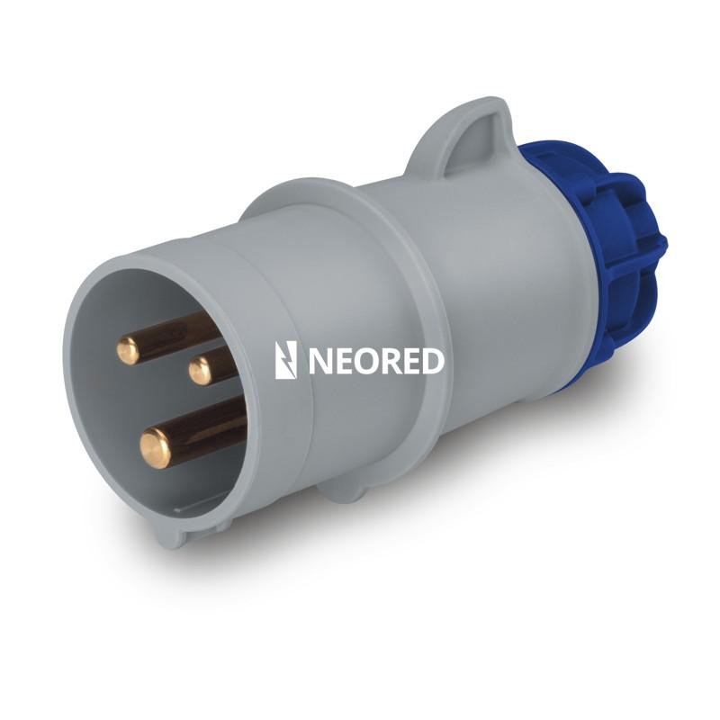 FICHA IP44 2P+T 16A 220V 6H