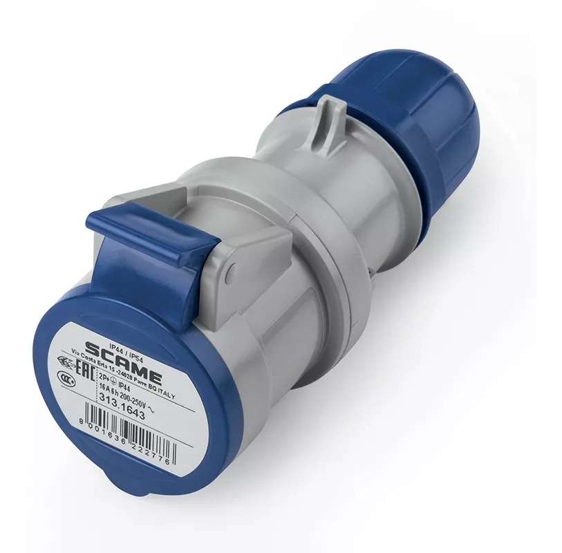 ACOPLE IP44 2P+T 16A 220V 6H