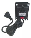 AUTOTRANSFORMADOR ENTRADA 220V. / SALIDA 110V. 50Hz. CORRIENTE ALTERNA - 200W. 2 Tomas con neutro