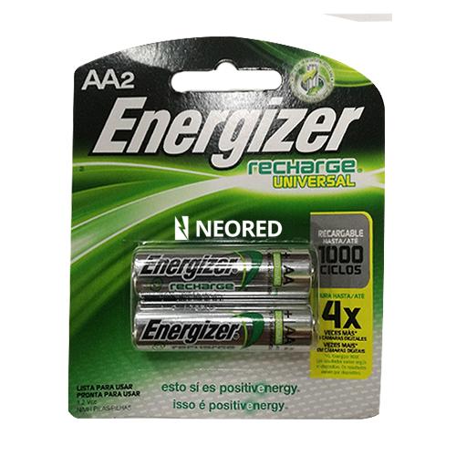 Pila Recargable Energizer AA NH15 Blister x 2 2000mAh