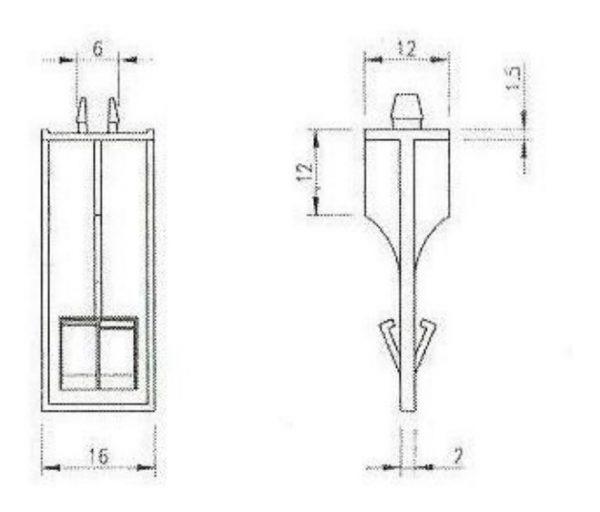 Soporte para 2G11 central a clip