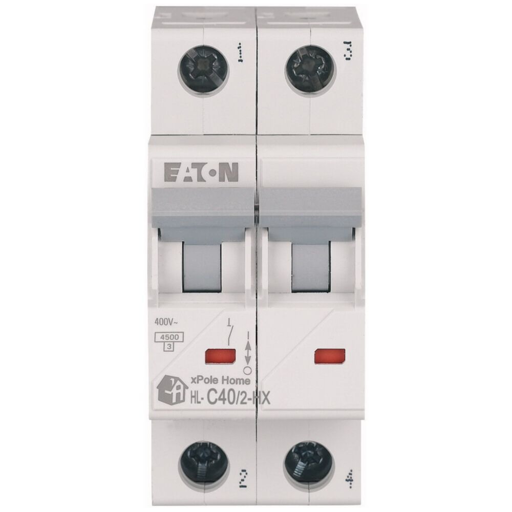 Interruptor auto. curva tipo C 4,5kA, Bipolar 40A