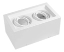 Spot plafon para 2 dicro Macroled blanco