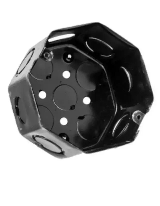 Caja Octogonal Grande Estándar Liviana Pintada