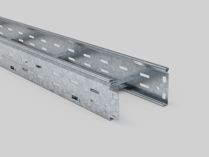 TRAMO ESCALERA SMARTTRAY DE 300 mm ALA 90 mm #18 GALV. EN CALIENTE