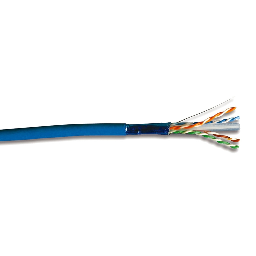 CABLE LAN F/UTP CAT 6 PVC CM 305M AZUL