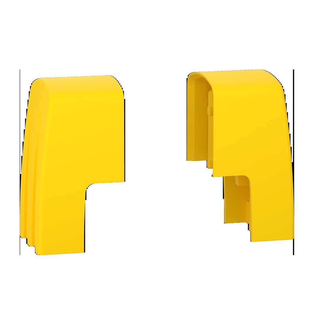 Escudo Lateral para peine Bipolar Acti9 Color Amarillo 