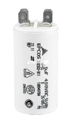 Capacitor monofásico EPCOS 400V 4uF 30 x 62mm