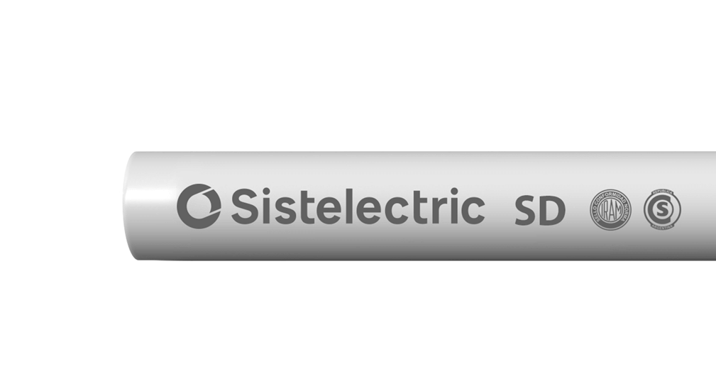 Tubo rígido SISTELECTRIC SD ø20mm x metro