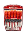 Set 6 destornilladores 1000V INDUSTRIAL PL y PH Cr-v EMTOP ESSTJS061