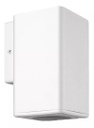 ARTEFACTO DE APLICAR EXTERIOR CUADRADO, COLOR BLANCO, UNIDIRECCIONAL, IP54, AC100240V, GU10, 9W MAX
