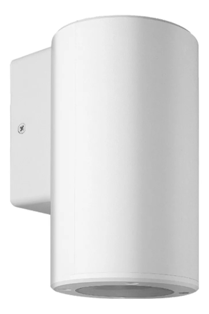ARTEFACTO DE APLICAR EXTERIOR REDONDO, COLOR BLANCO, UNIDIRECCIONAL, IP54, AC100240V, GU10, 9W MAX