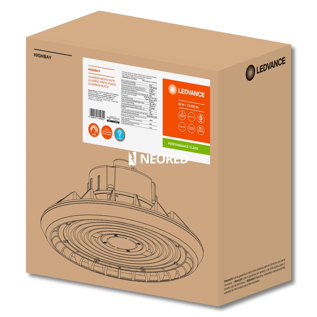 Dis-LEDVANCE HB PFM 90W/857 90°