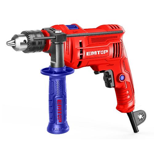 Taladro de impacto 13mm 710W 0-3000rpm VV-Rev EMTOP EMDL0711-4