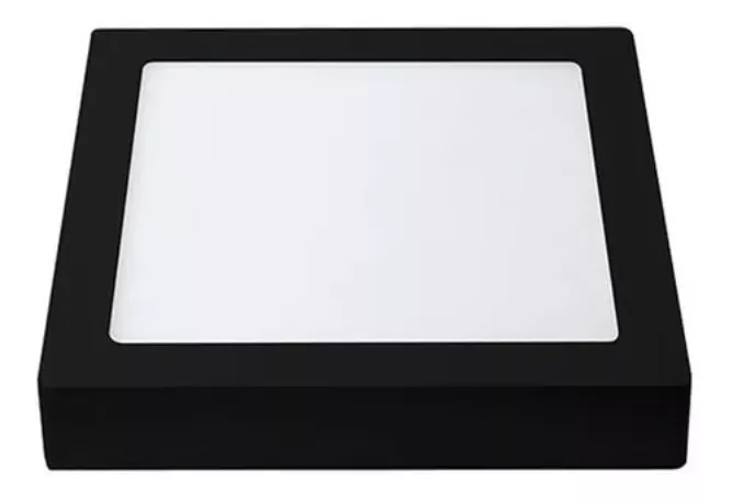 PANEL PLAFON CUADRADO NEGRO MACROLED 18W AC85-265V NEUTRO 4500K