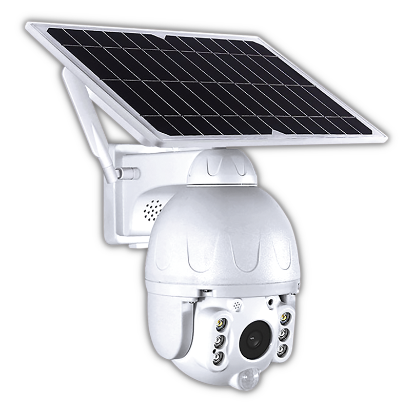 CAMARA SMART AUTONOMA SOLAR DOMO IP66 FULL HD PTZ MOTORIZADA - 4G