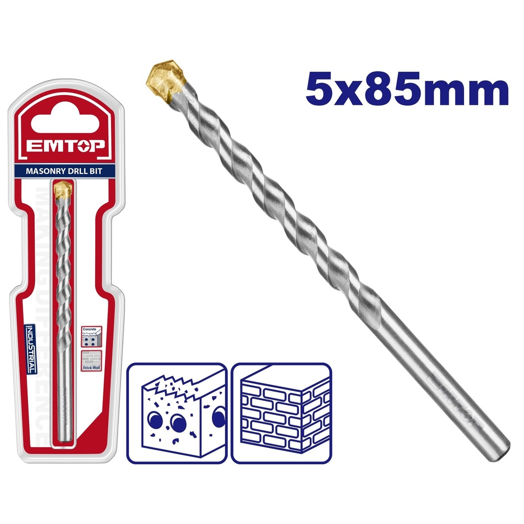 Mecha punta widia 5x55mm EMTOP Indutrial ECDB020585