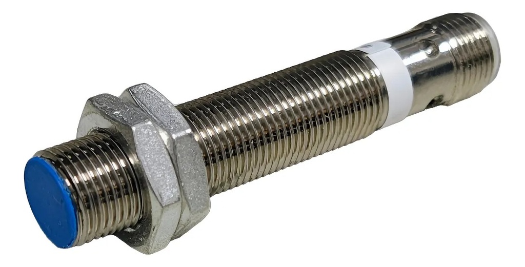 Sensor inductivo NPN Diam.12 Distancia 2mm 10-30VDC c/conector