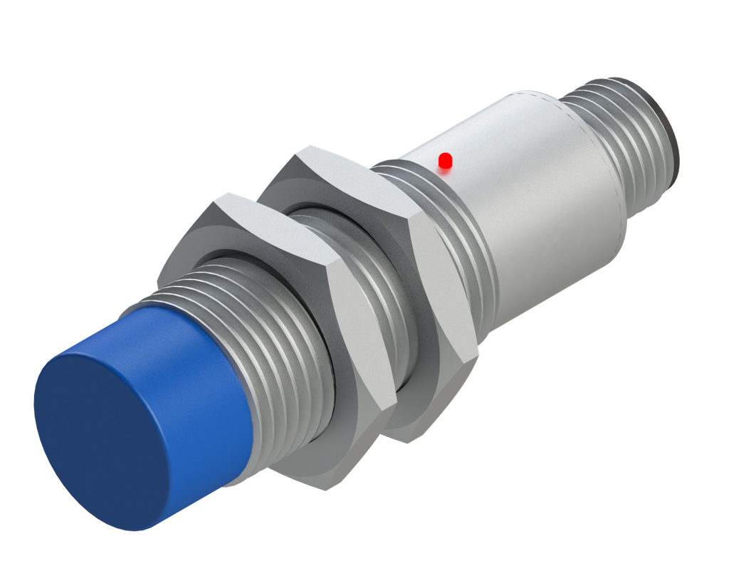 Sensor inductivo NPN Diam.18 Distancia 8mm 10-30VDC c/conector