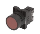 PULSADOR PLASTICO RASANTE ROJO (1 NORMAL CERRADO)