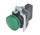 PILOTO LUMINOSO METALICO LED COMPONIBLE VERDE 24 VCA/VDC